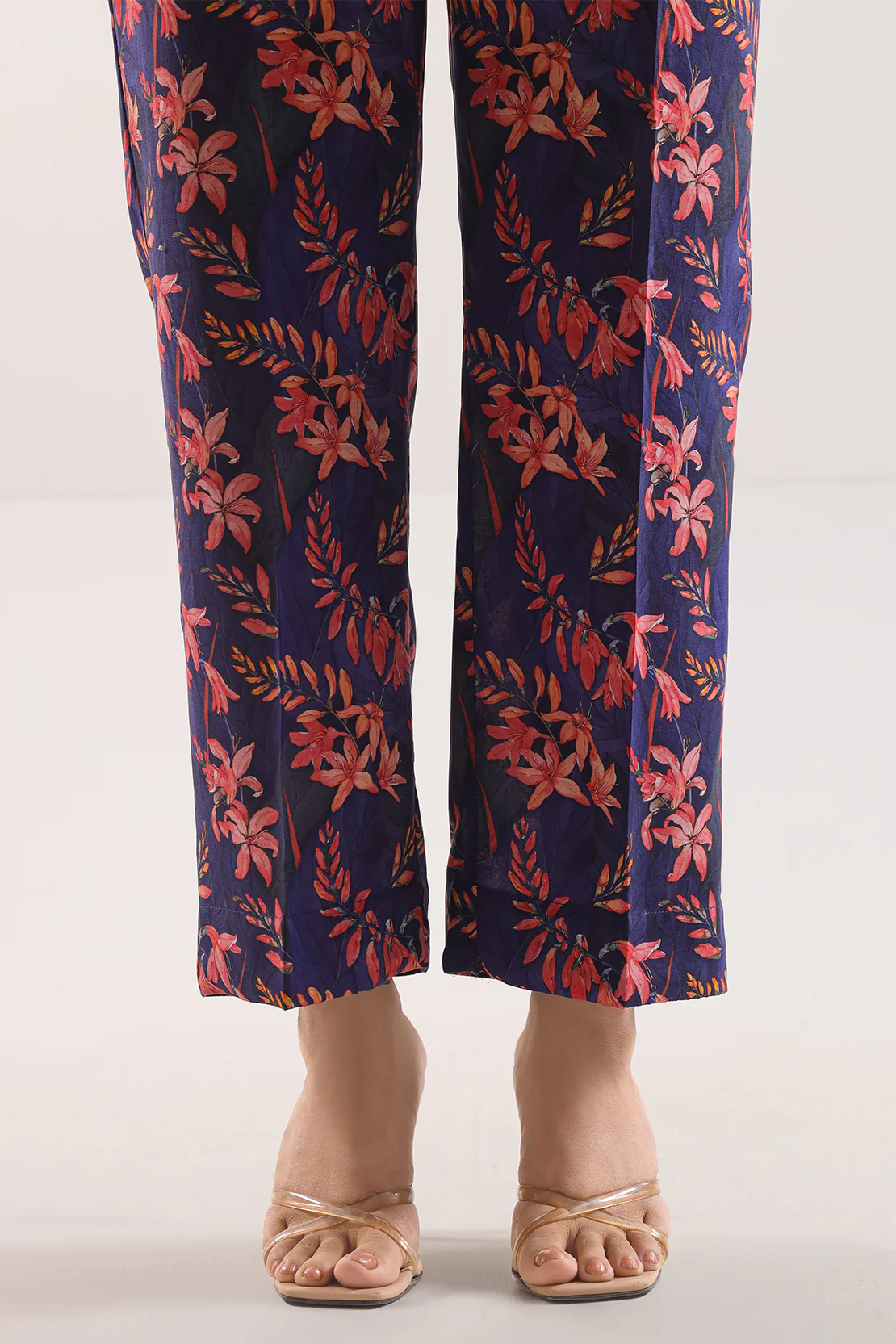 Printed Dobby Self Pants - Image 3
