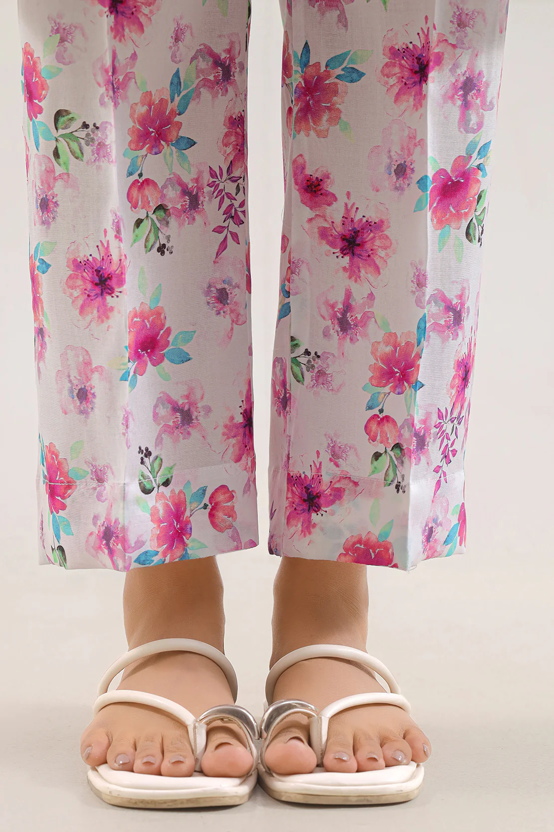 Printed Embroidered Arabic Lawn Stitched 2 Piece (Shirt/Trouser) - Image 5