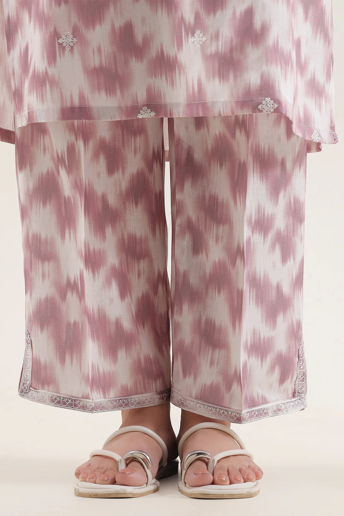 Printed Embroidered Arabic Lawn Stitched 2 Piece (Shirt/Trouser) - Image 5