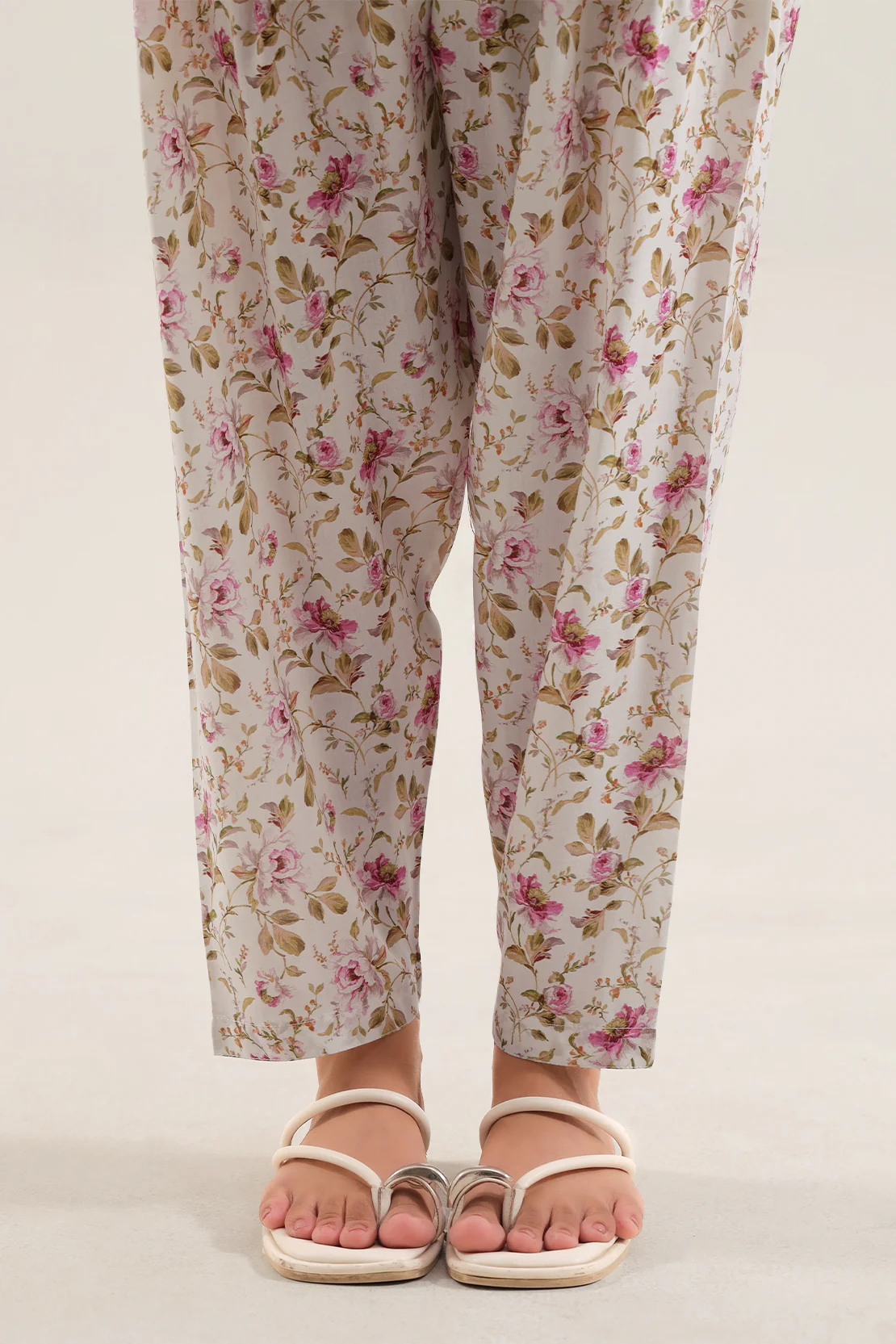 Printed Embroidered Arabic Lawn Stitched 2 Piece (Shirt/Trouser) - Image 5
