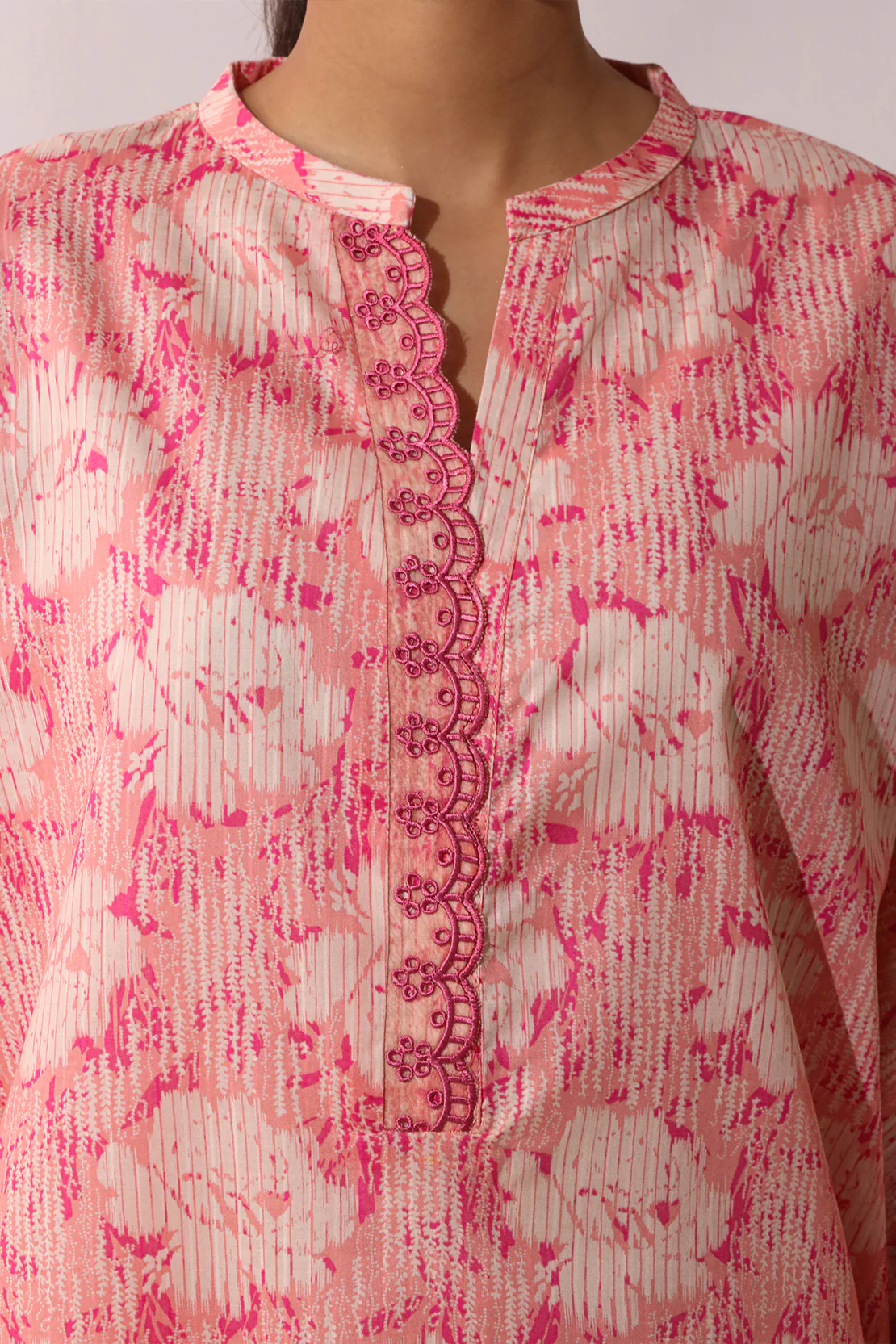 Printed Embroidered Lawn Stitched 2 Piece (Shirt/Trouser) - Image 7