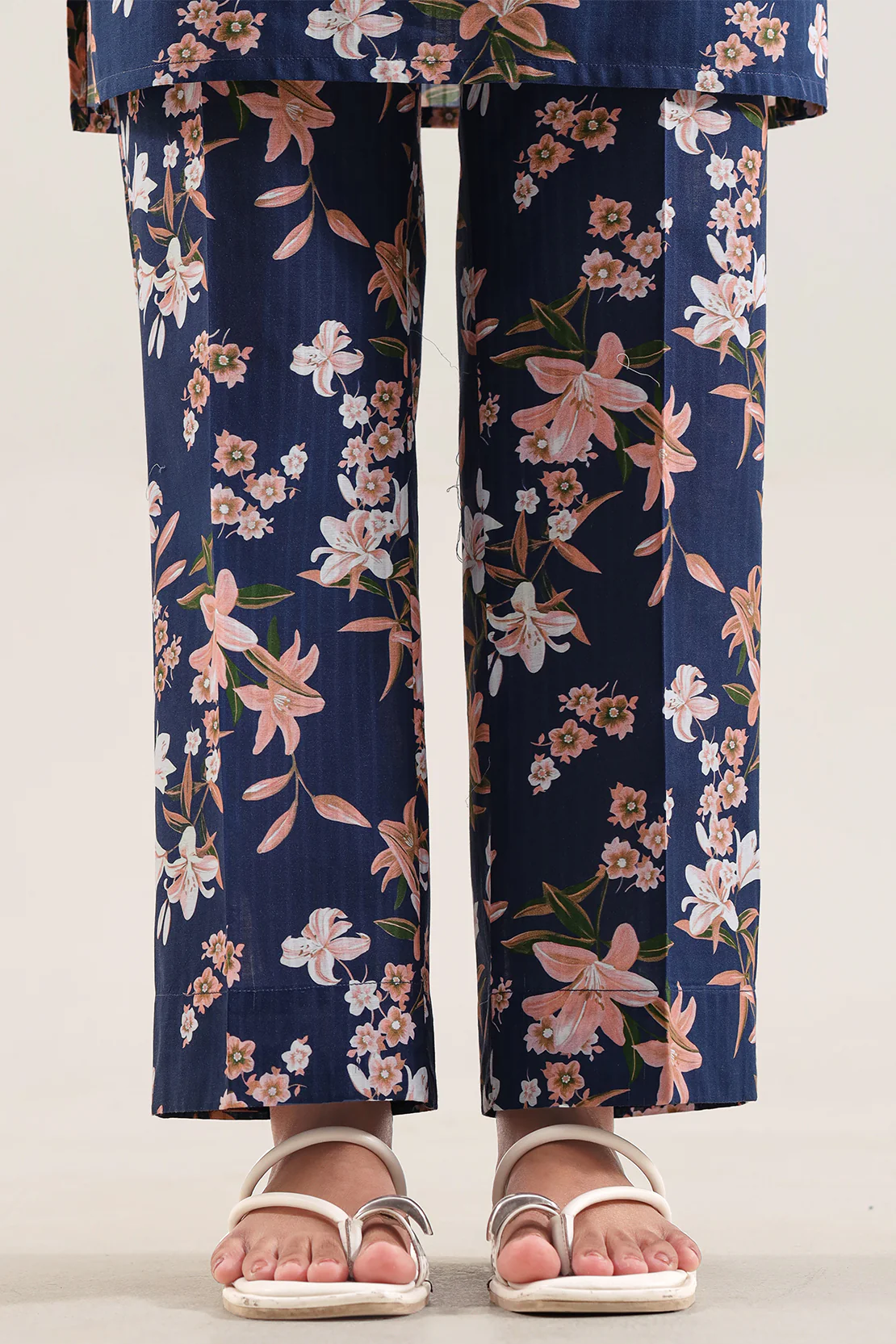 Printed Embroidered Strip Lawn Stitched 2 Piece (Shirt/Trouser) - Image 5