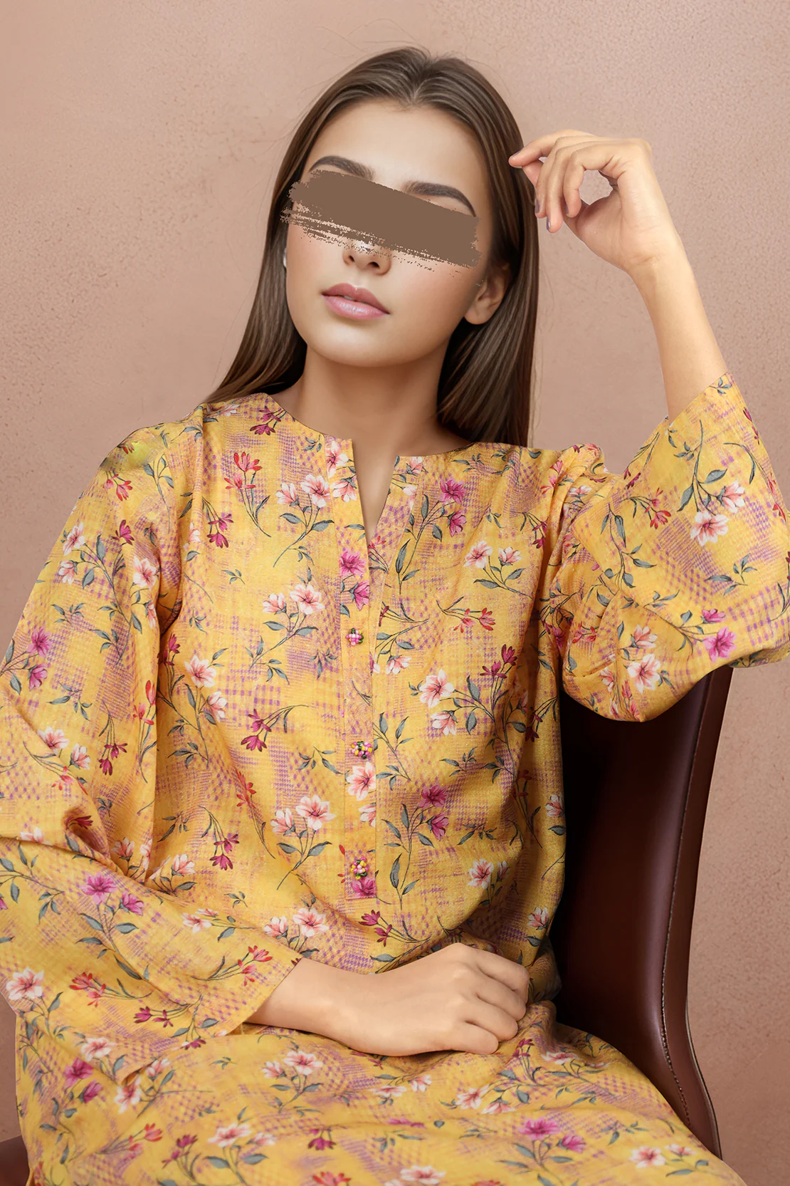 Printed Karandi Stitched 2 Piece (Shirt/Trouser) - Image 2