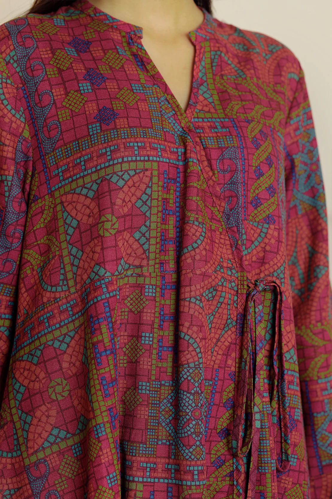 Printed Khaddar Stitched 2 Piece (Shirt/Trouser) - Image 5