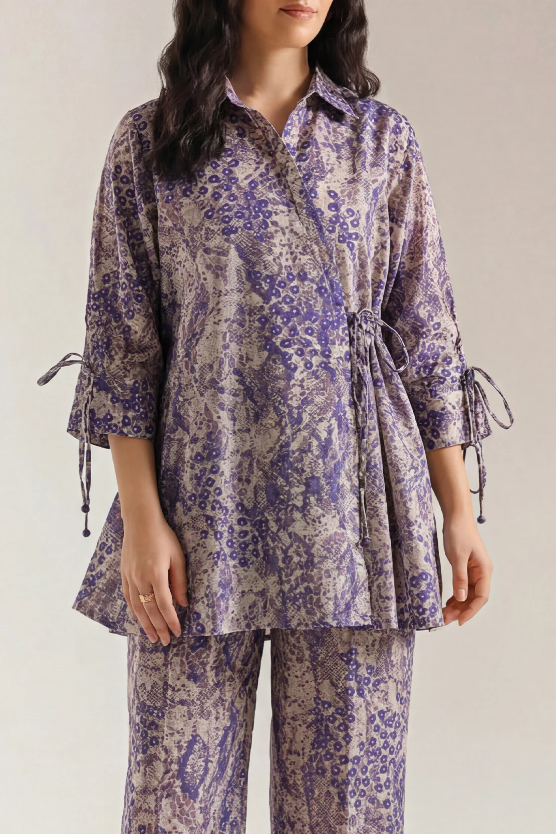 Printed Khaddar Stitched 2 Piece (Shirt/Trouser)