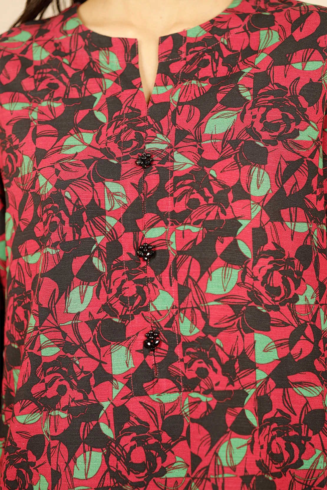 Printed Khaddar Stitched 3 Piece - Image 6