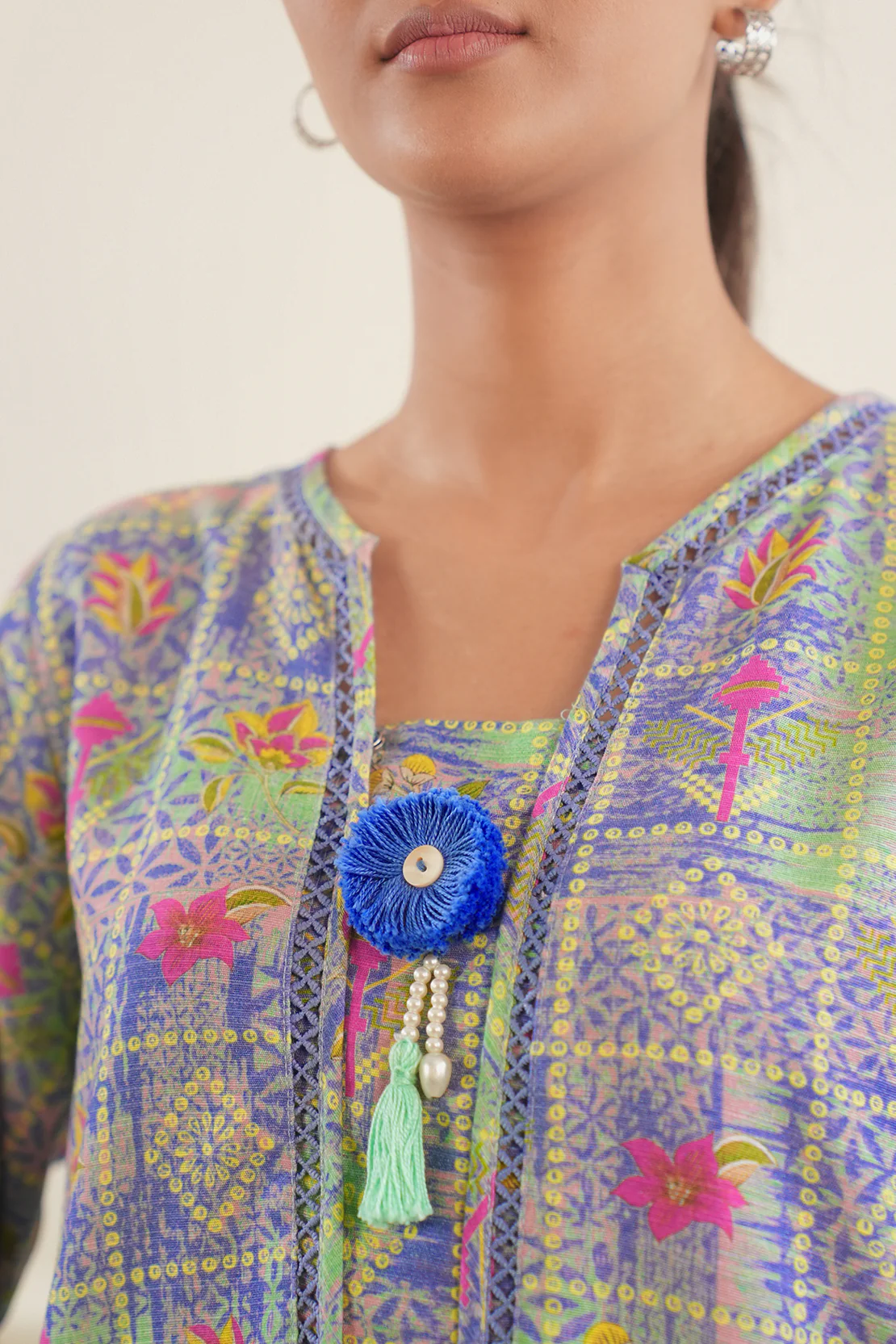 Printed Khaddar Stitched 3 Piece - Image 5