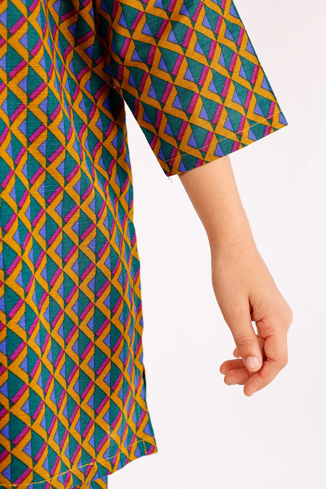 Printed Khaddar Stitched Shirt/Trouser For Kids - Image 4