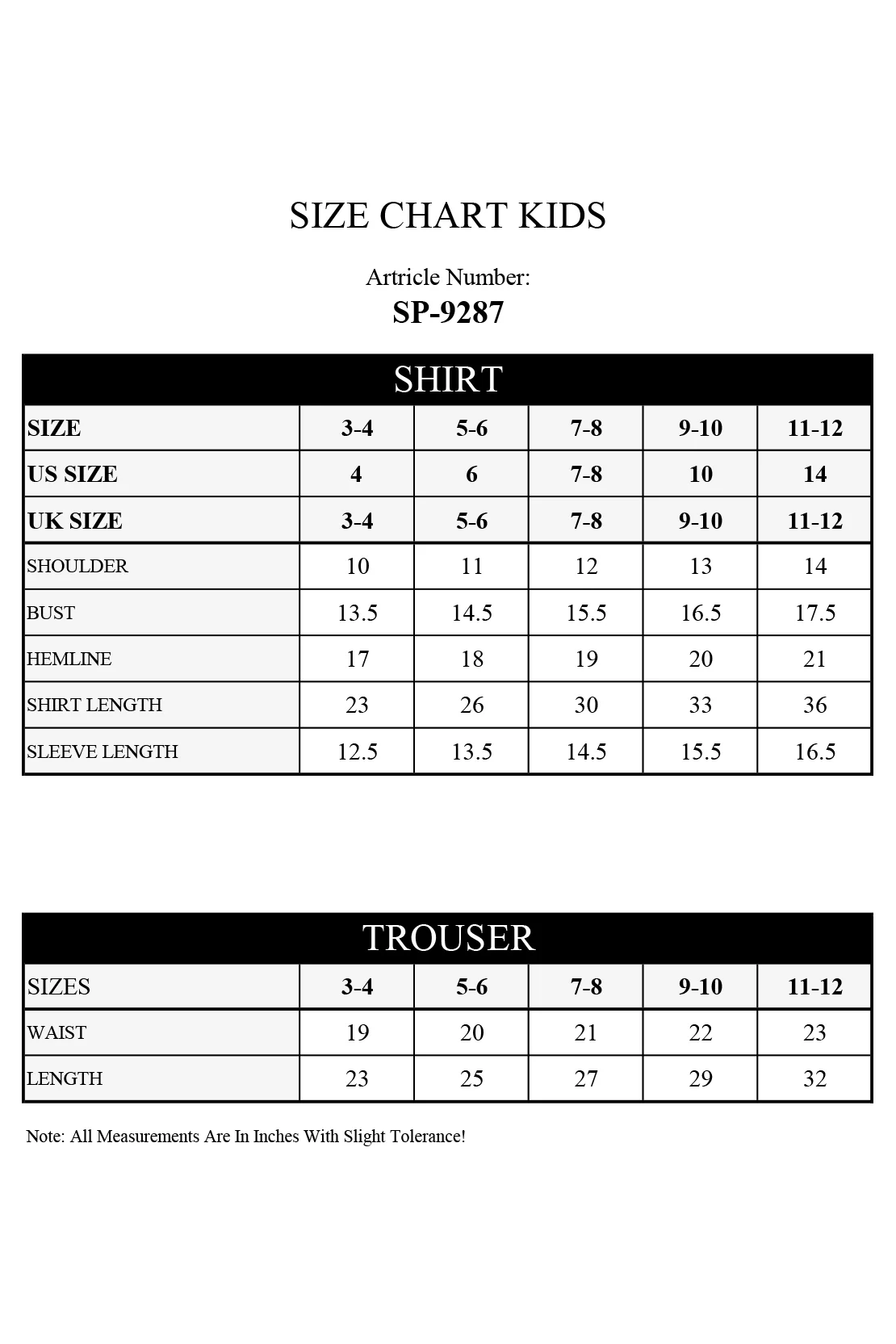 Printed Khaddar Stitched Shirt/trouser For Kids - Image 9