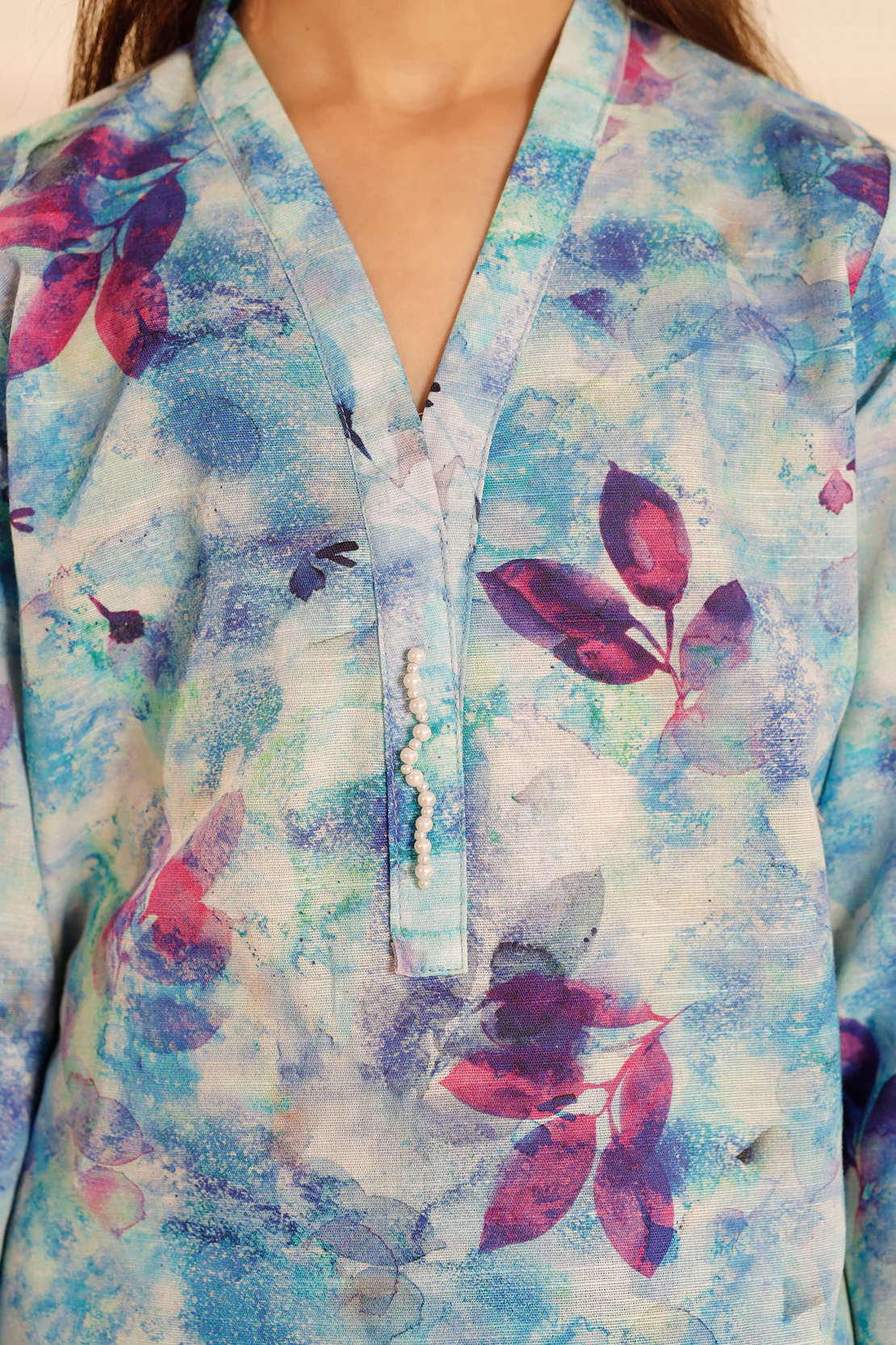 Printed Khaddar Stitched Shirt/trouser For Kids - Image 6