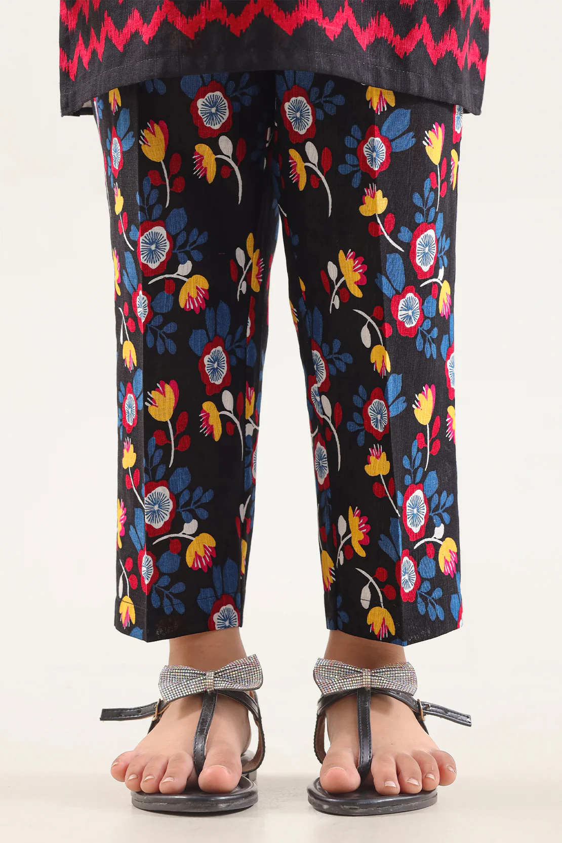 Printed Khaddar Stitched Shirt/Trouser For Kids - Image 5