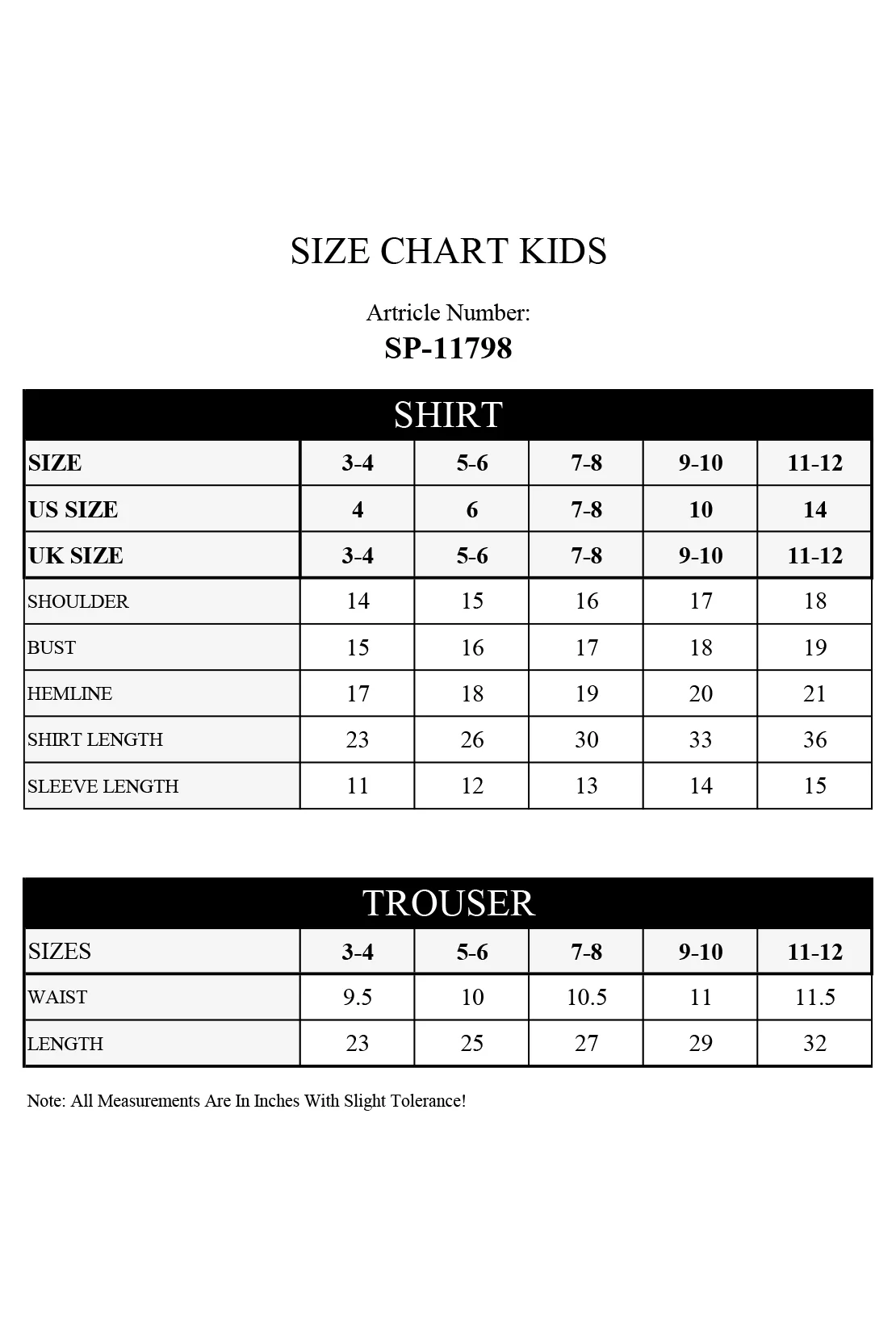 Printed Khaddar Stitched Shirt/trouser For Kids - Image 7
