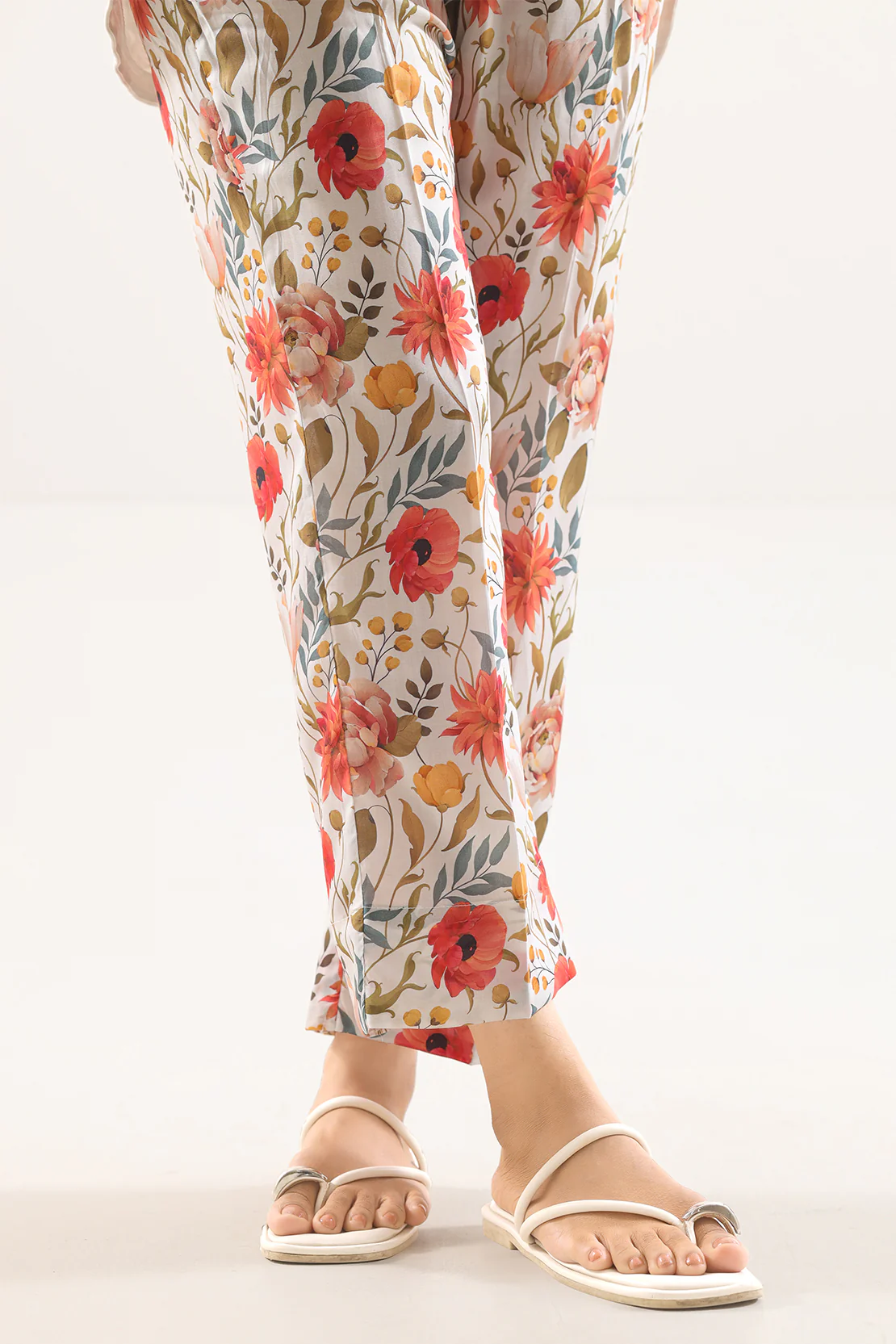 Printed Korean Lawn Pants - Image 2