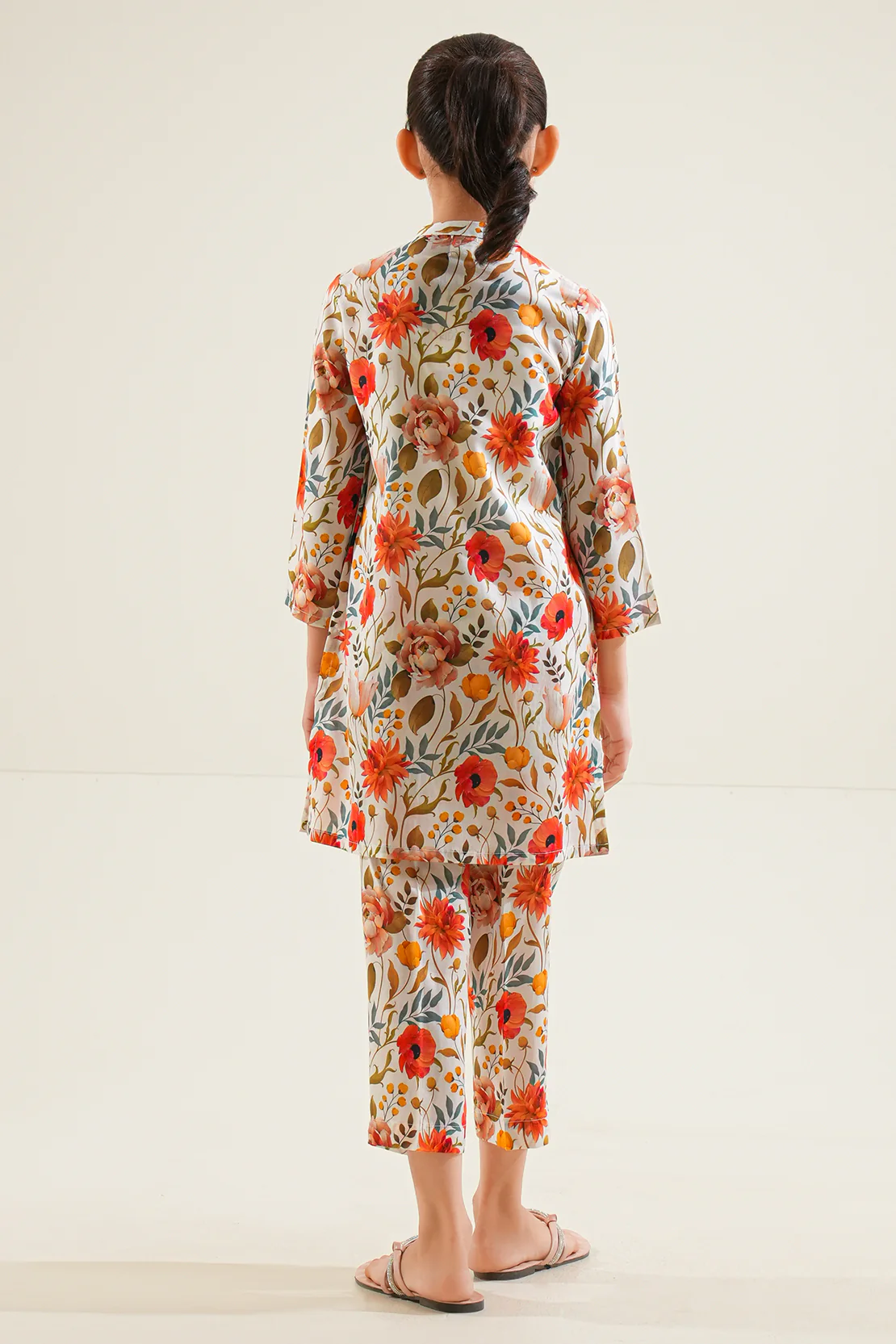 Printed Korean Lawn Stitched Shirt For Kids - Image 3