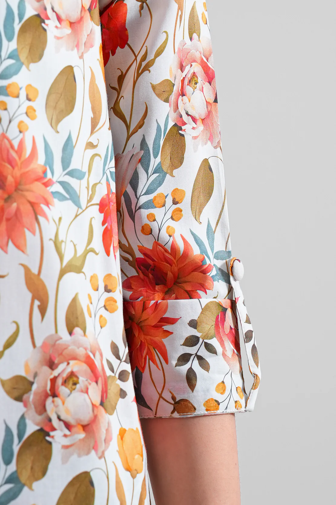 Printed Korean Lawn Stitched Shirt - Image 6