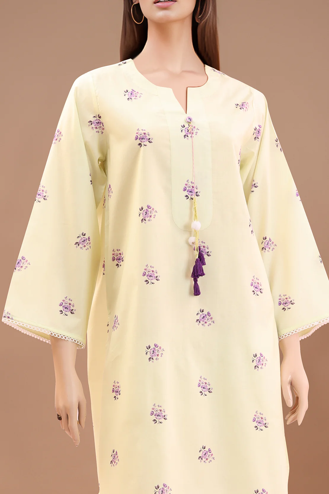 Unstitched Printed Lawn 2 Piece (Shirt/Trouser)