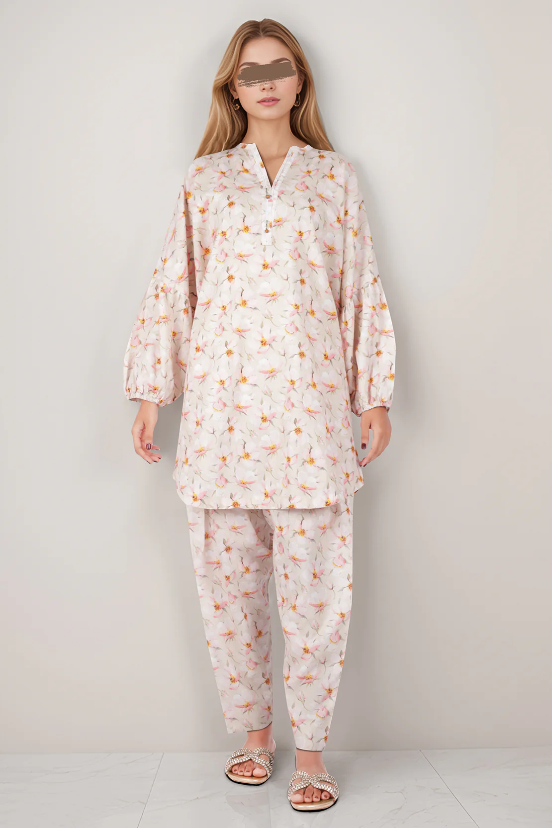 Printed Lawn Stitched 2 Piece (Shirt/Trouser)