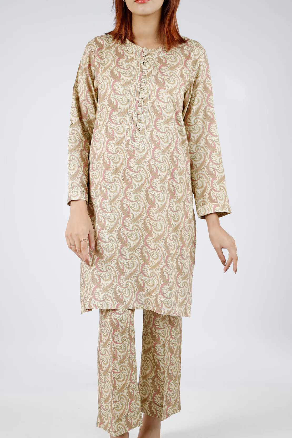 Printed Lawn Stitched 2 Piece (Shirt/Trouser) - Image 4
