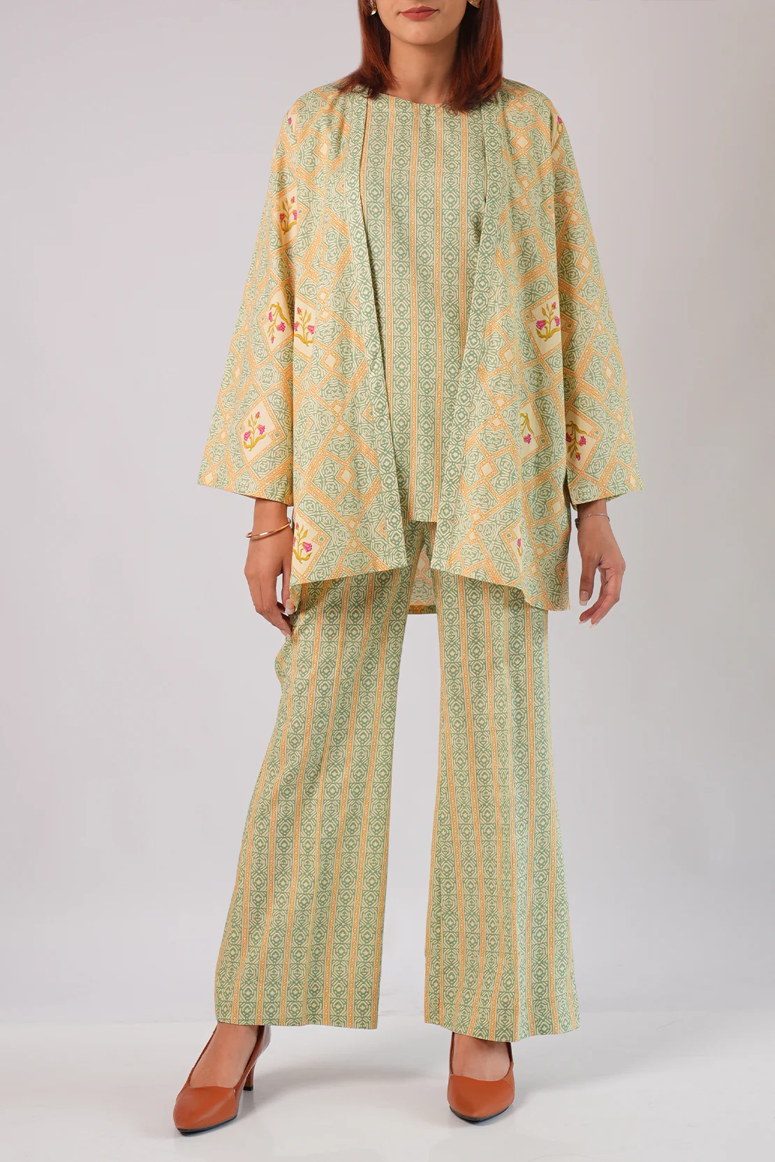 Printed Lawn Stitched 2 Piece (Shirt/Trouser) - Image 3