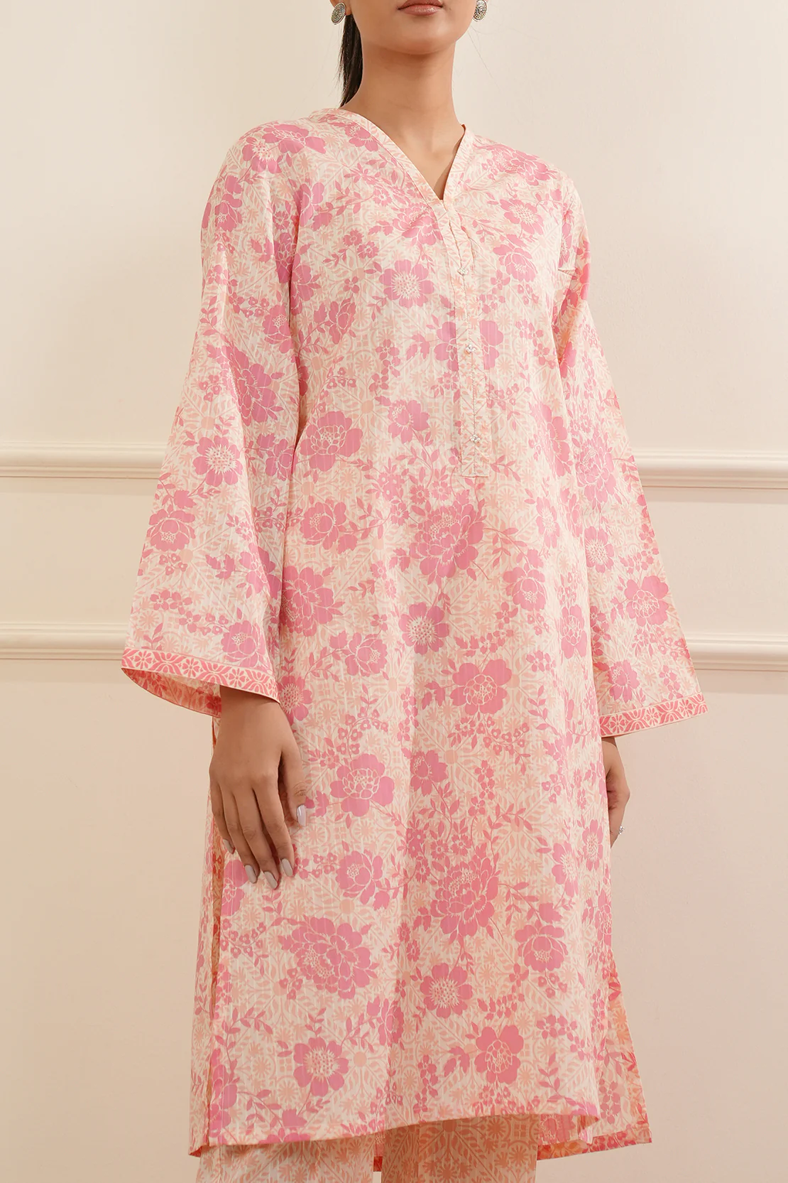 Printed Lawn Stitched 2 Piece (Shirt/Trouser) - Image 5