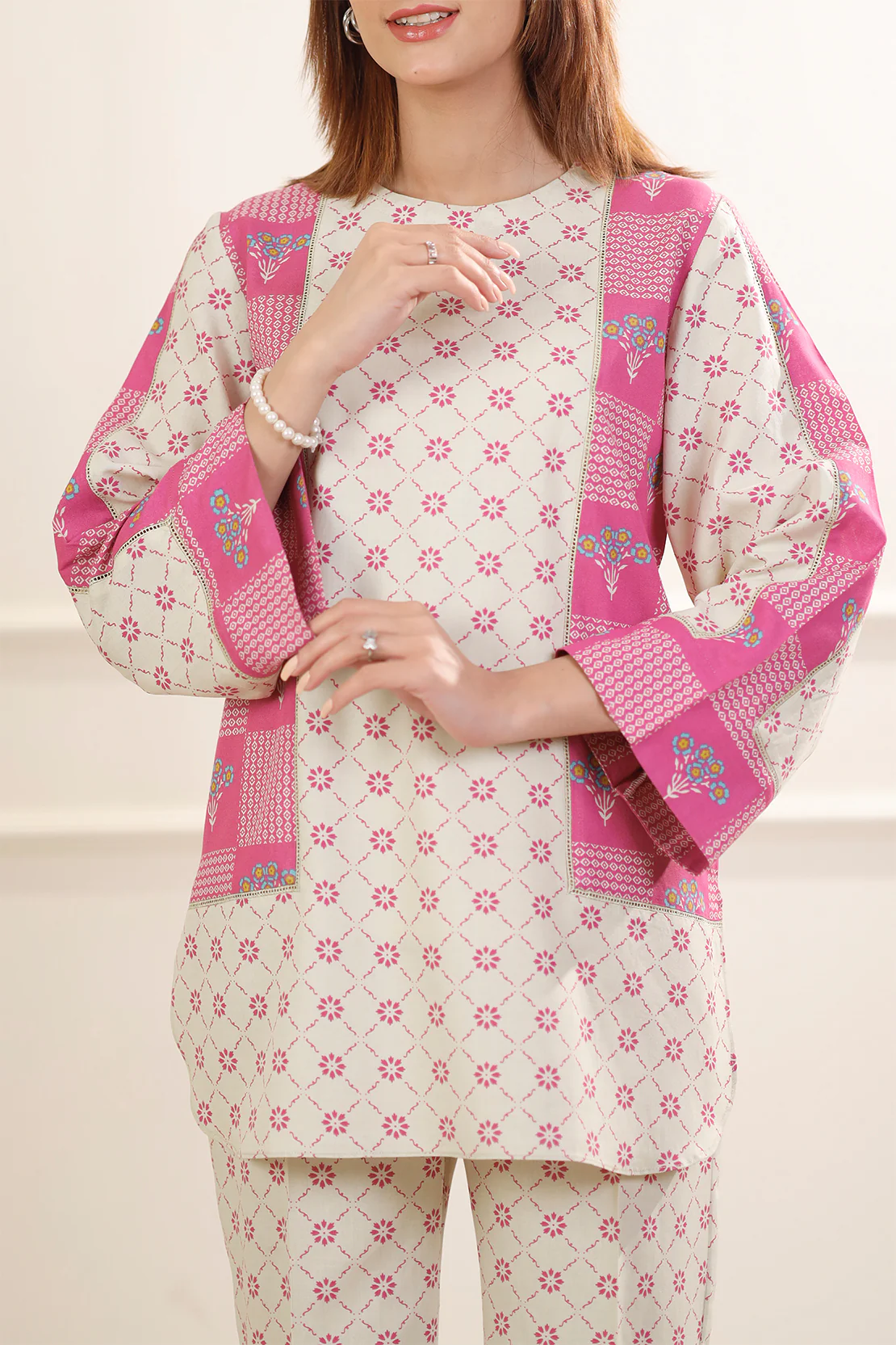 Printed Lawn Stitched 2 Piece (Shirt/Trouser)