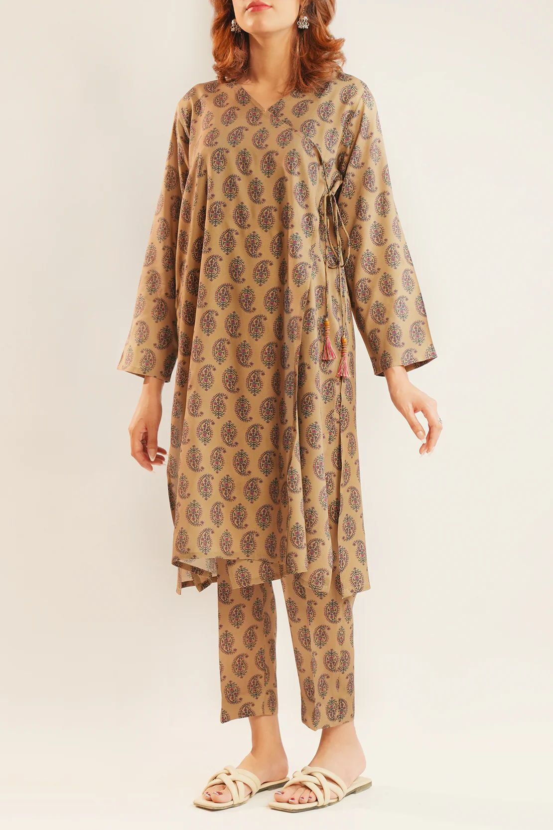 Printed Lawn Stitched 2 Piece (Shirt/Trouser) - Image 2