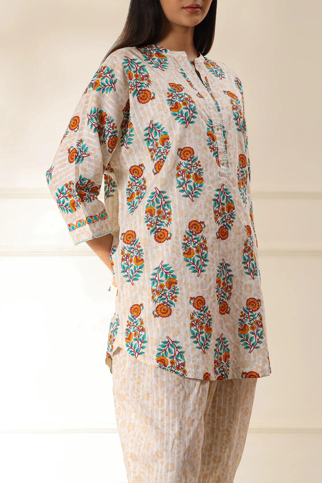 Printed Lawn Stitched 2 Piece (Shirt/Trouser) - Image 4