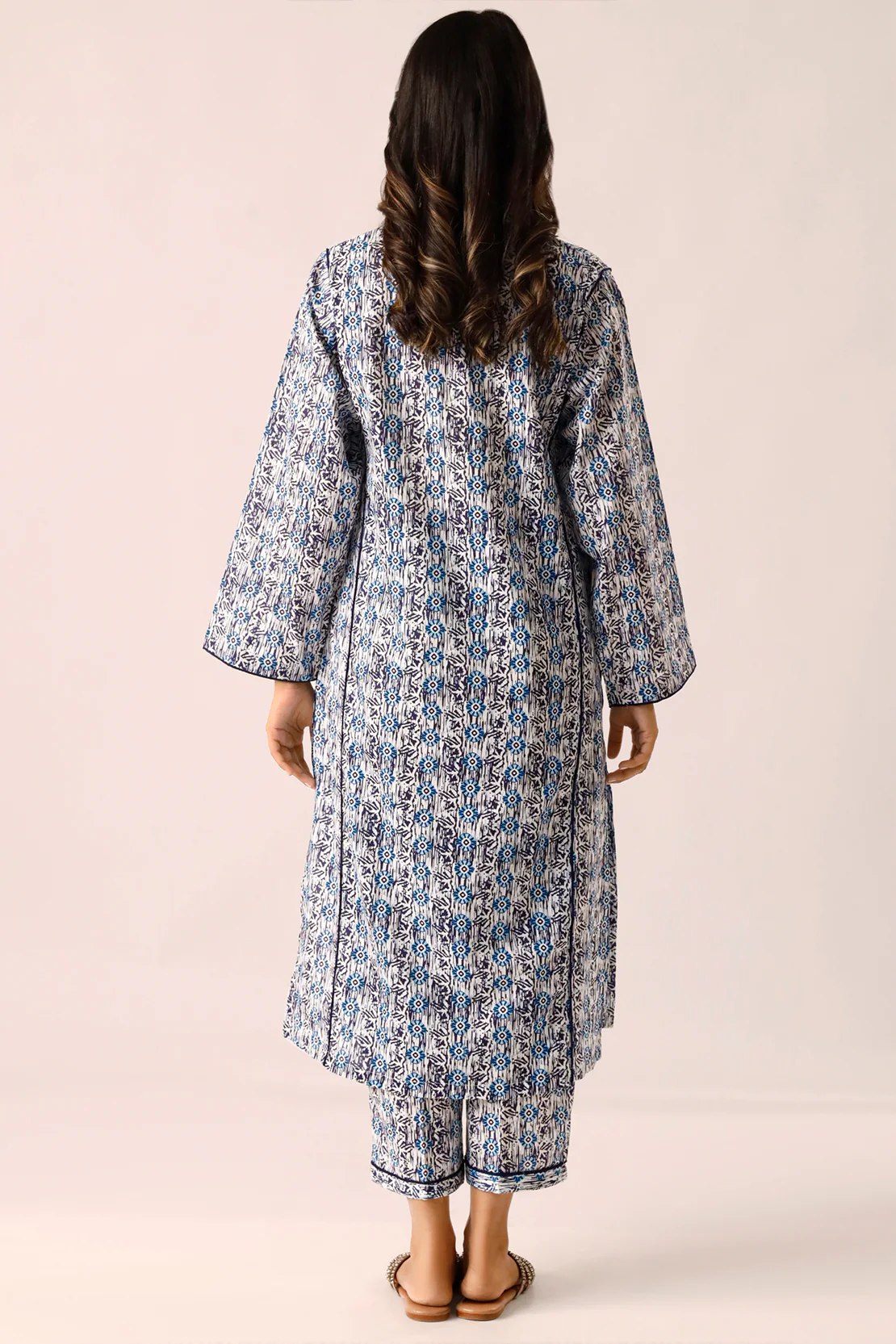 Printed Lawn Stitched 2 Piece (Shirt/Trouser) - Image 3
