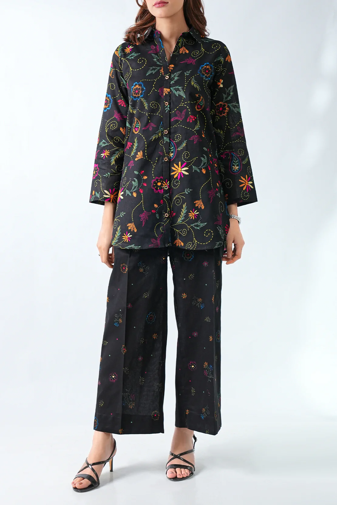 Printed Lawn Stitched 2 Piece (Shirt/Trouser) - Image 2
