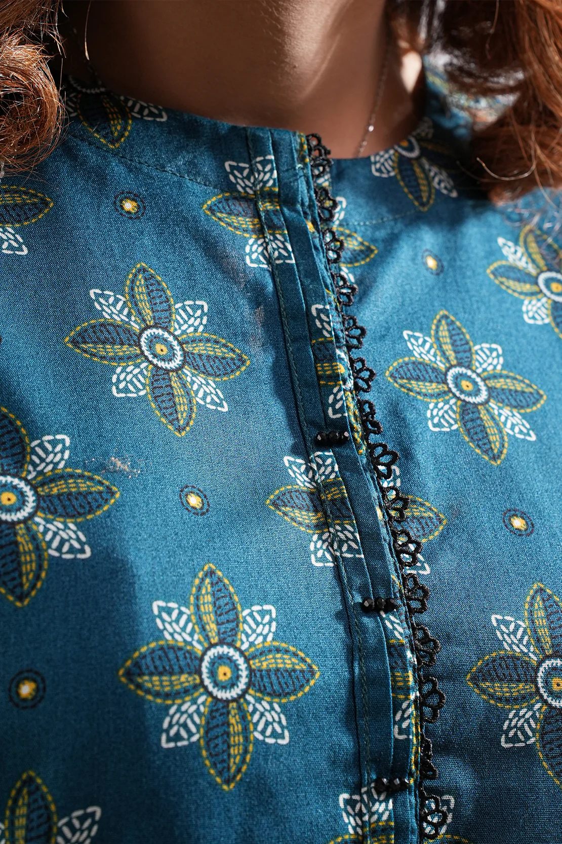 Printed Lawn Stitched 2 Piece (Shirt/Trouser) - Image 7