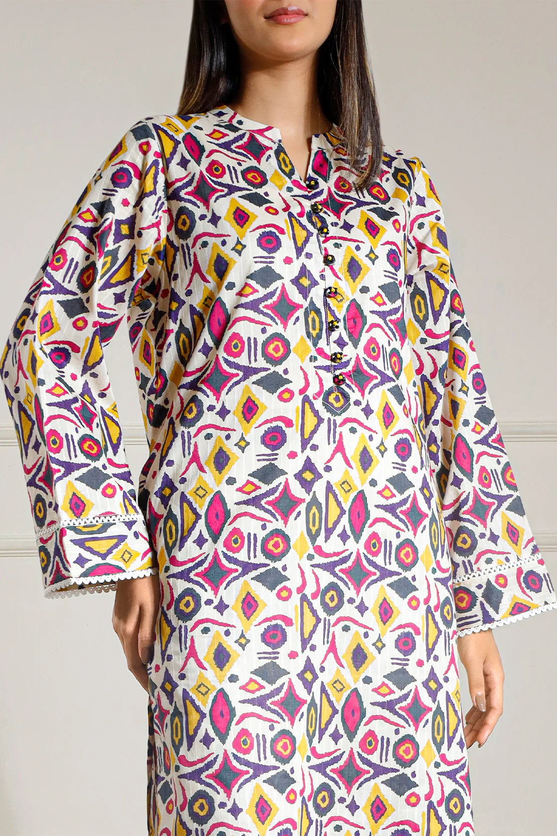 Printed Lawn Stitched 2 Piece (Shirt/Trouser)