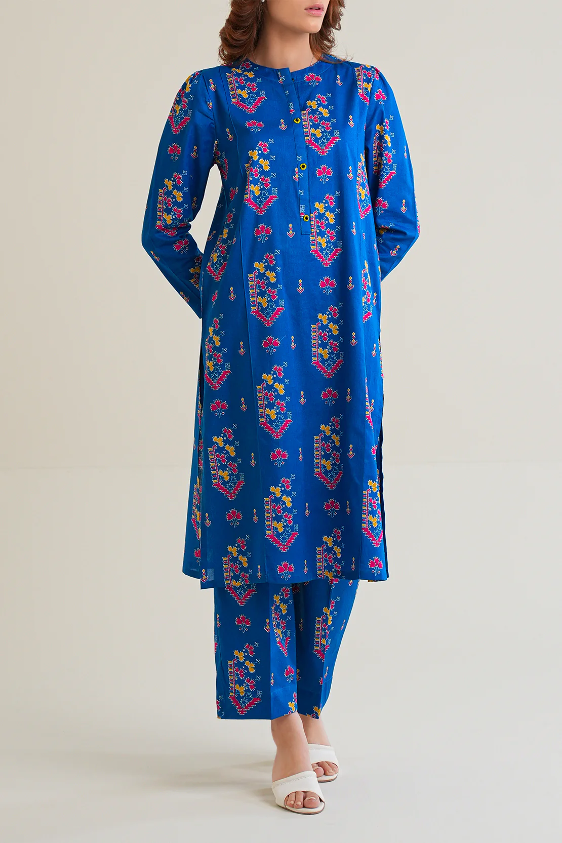 Printed Lawn Stitched 2 Piece (Shirt/Trouser) - Image 3