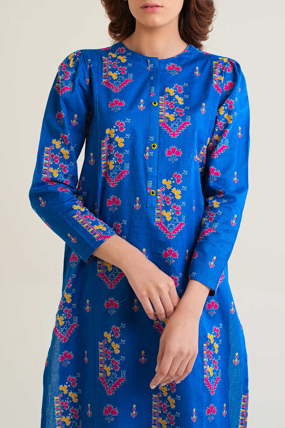 Printed Lawn Stitched 2 Piece (Shirt/Trouser) - Image 4