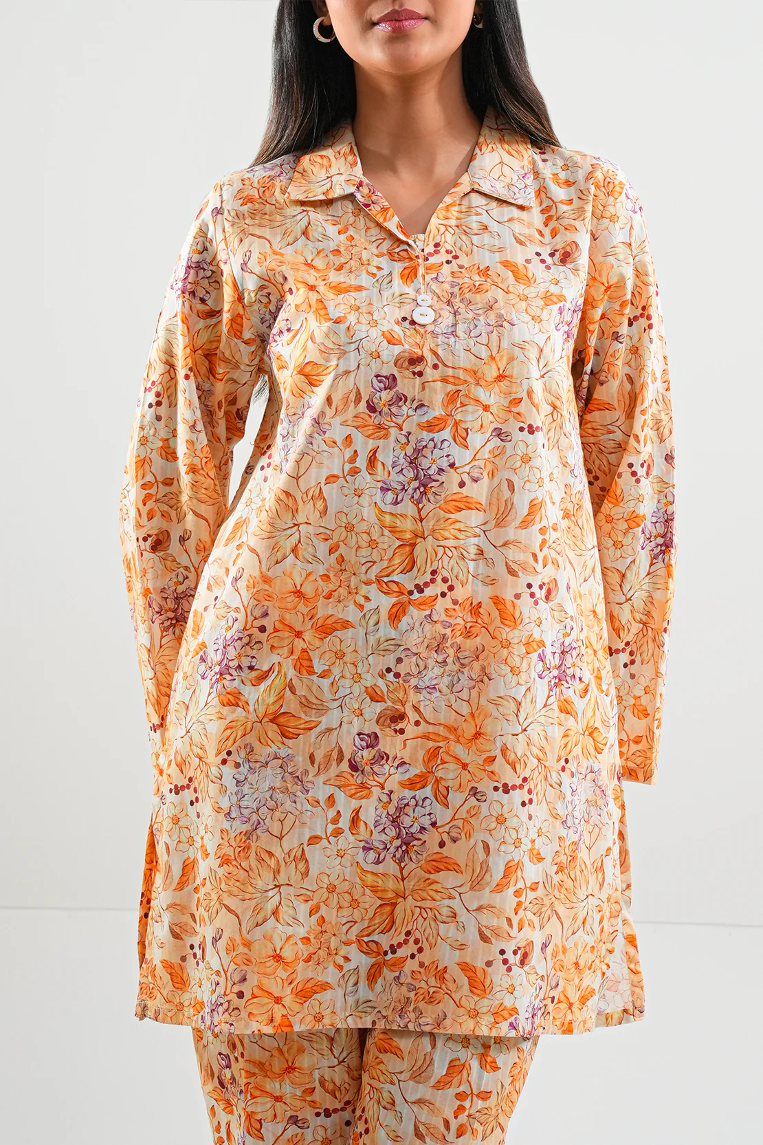 Printed Lawn Stitched 2 Piece (Shirt/Trouser) - Image 2