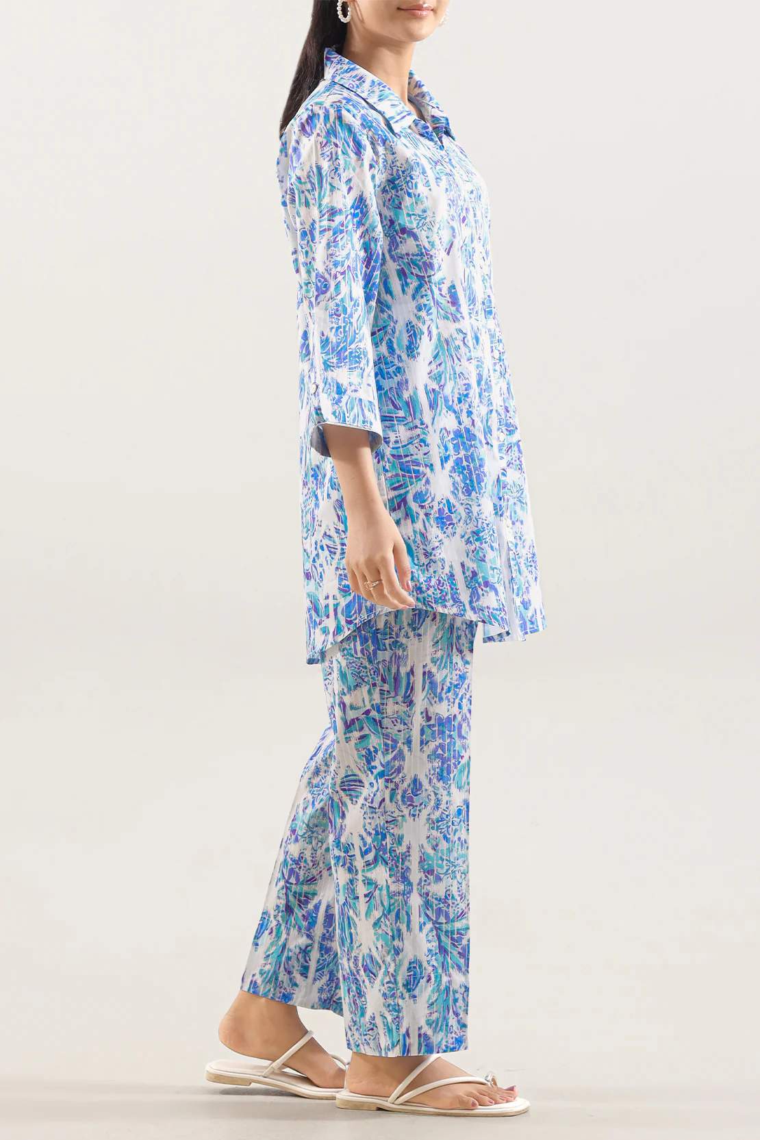Printed Lawn Stitched 2 Piece (Shirt/Trouser) - Image 3