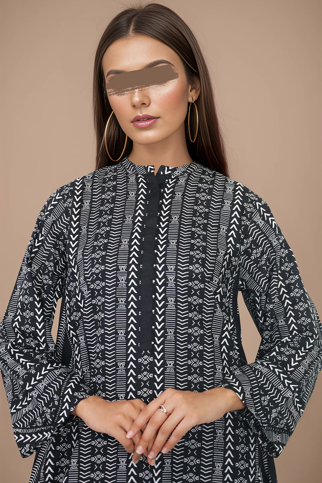 Printed Lawn Stitched 2 Piece (Shirt/Trouser) - Image 3