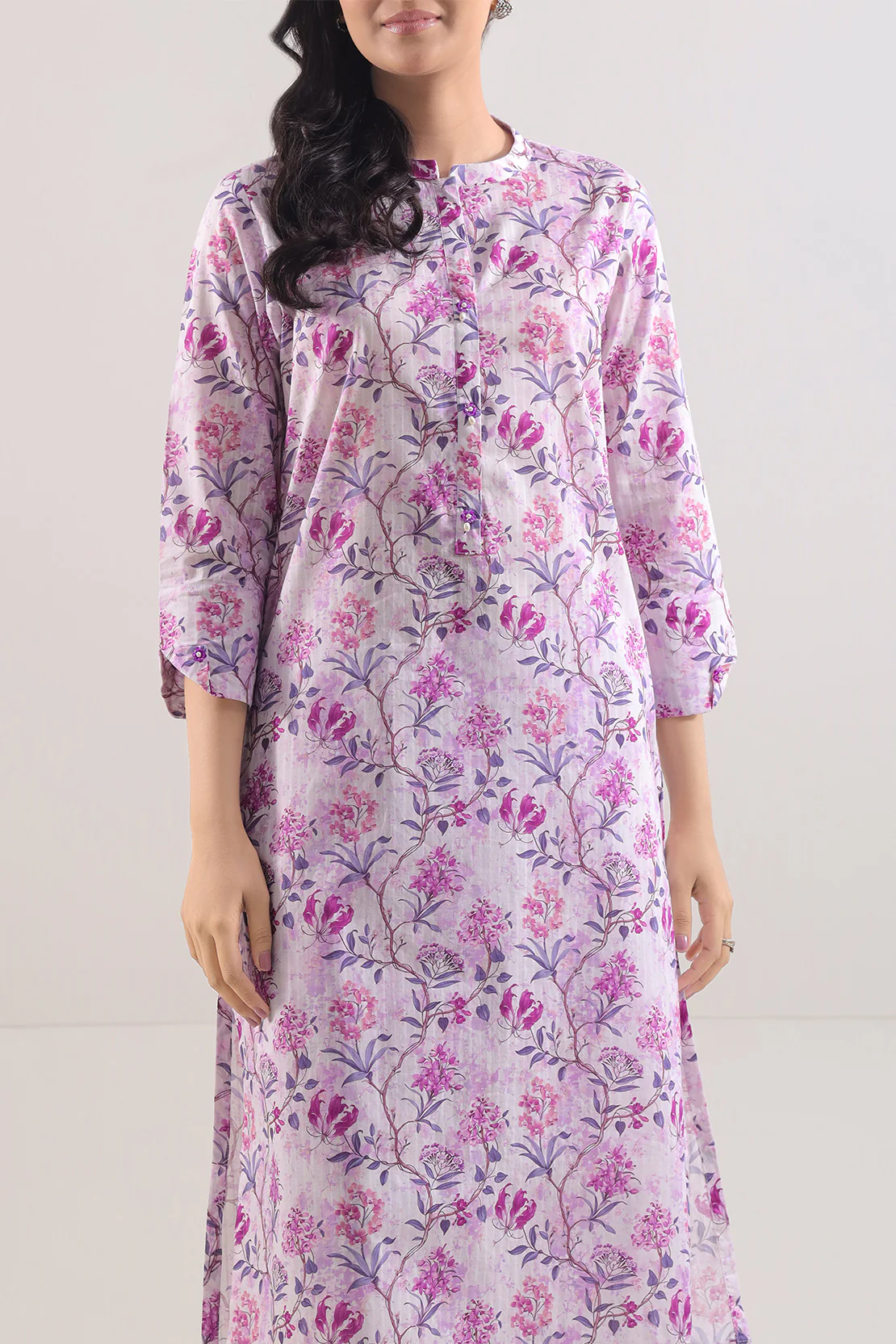 Printed Lawn Stitched 2 Piece (Shirt/Trouser) - Image 2