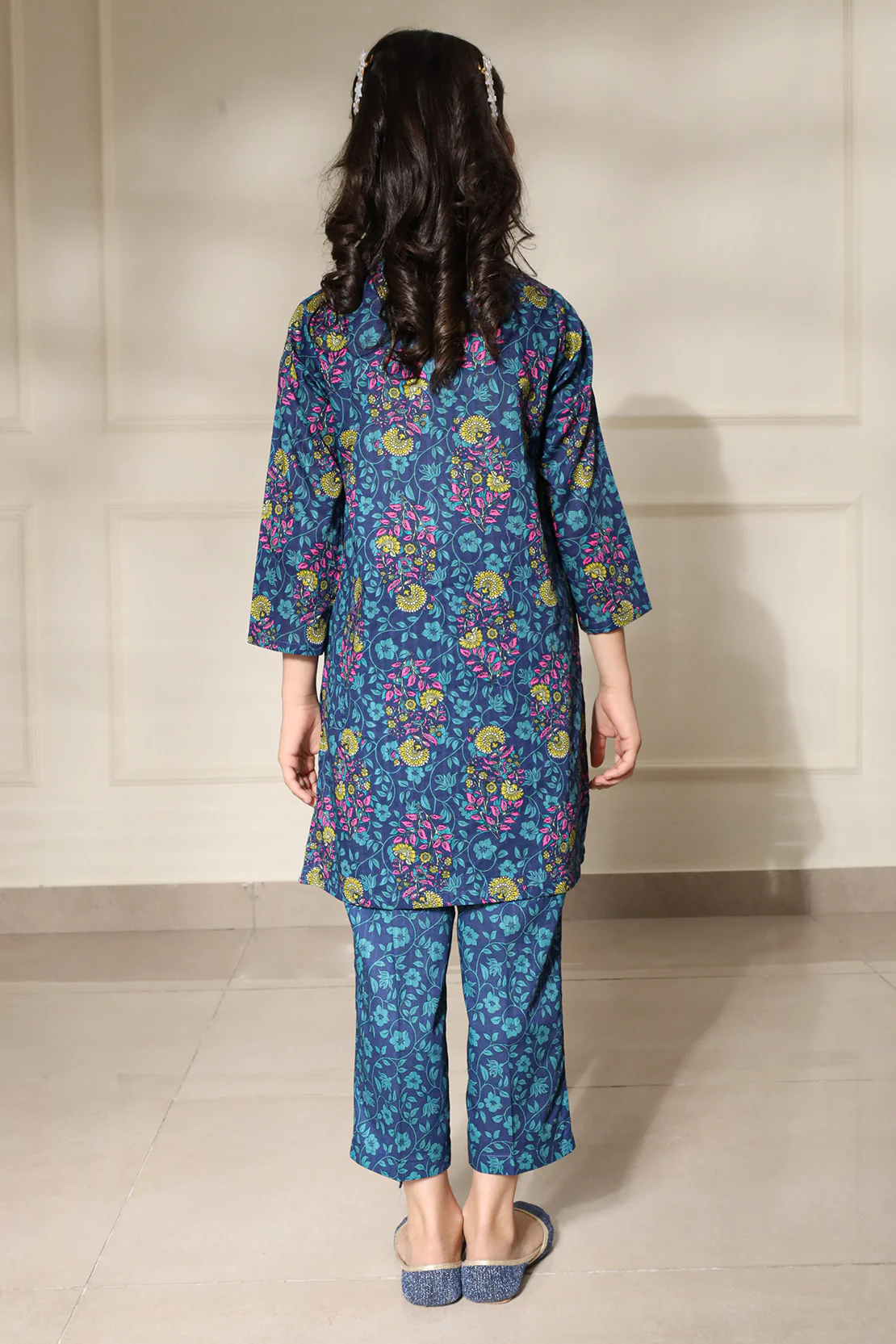 Printed Lawn Stitched 2 Piece (Shirt/Trouser) For Kids - Image 3