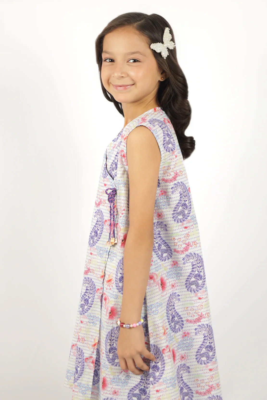 Printed Lawn Stitched 2 Piece (Shirt/Trouser) For Kids - Image 2