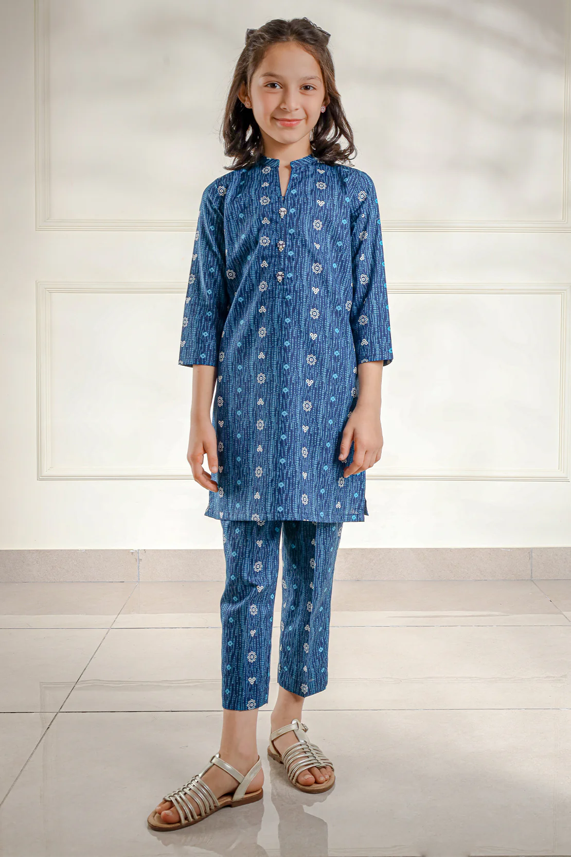 Printed Lawn Stitched 2 Piece (Shirt/Trouser) For Kids - Image 3