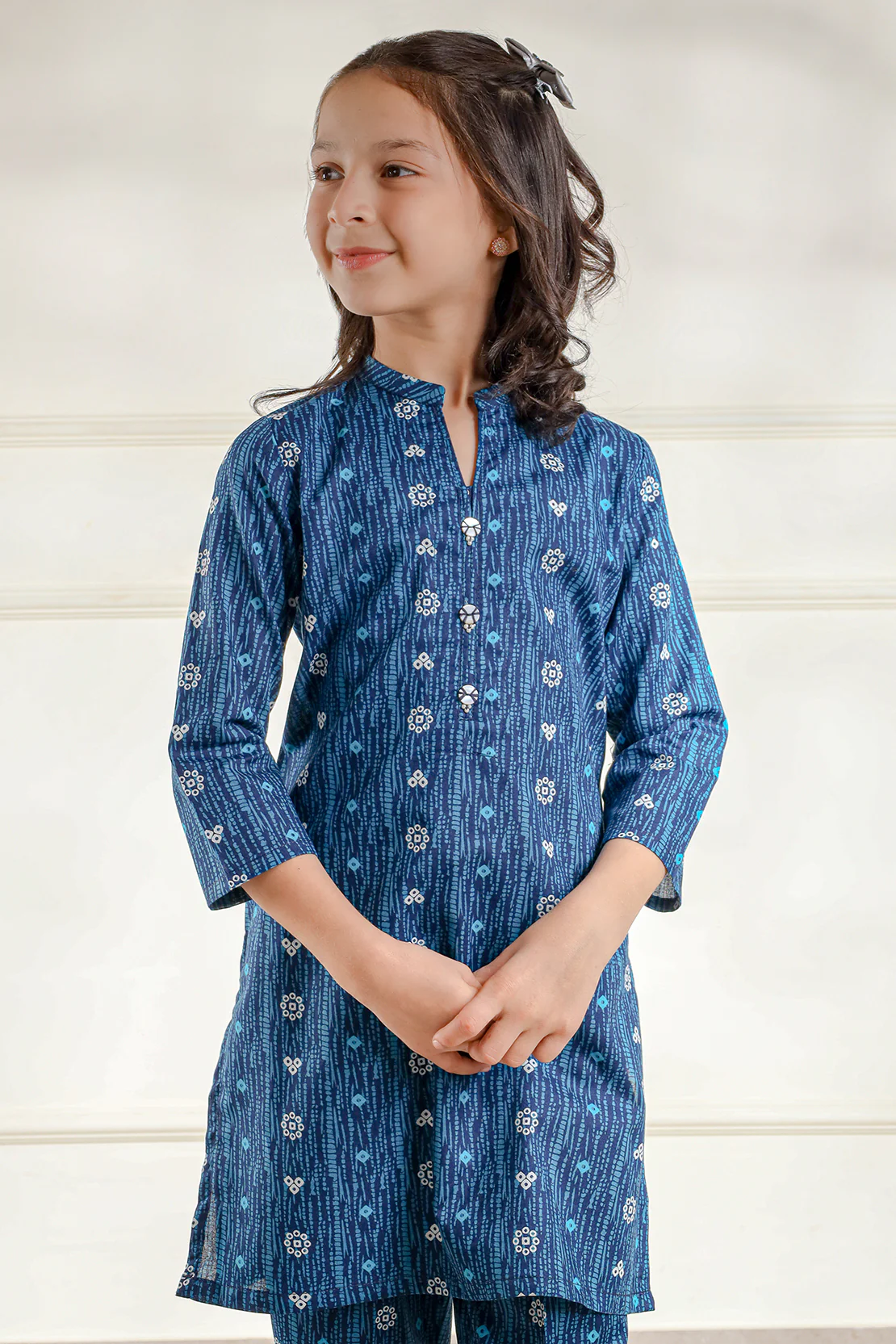 Printed Lawn Stitched 2 Piece (Shirt/Trouser) For Kids - Image 5