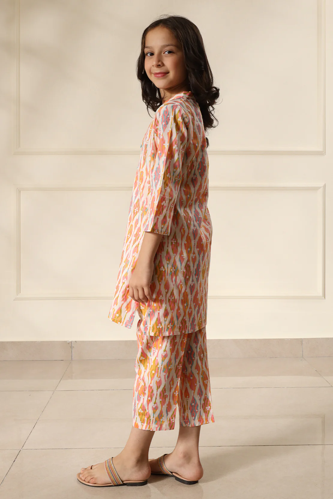 Printed Lawn Stitched 2 Piece (Shirt/Trouser) For Kids - Image 2