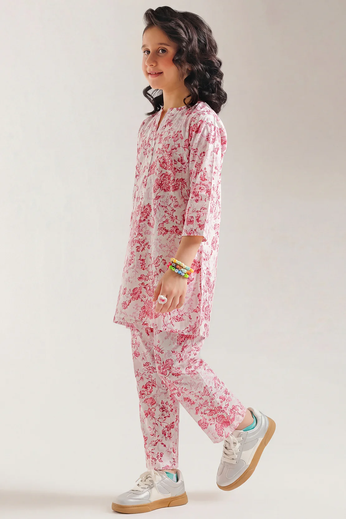 Printed Lawn Stitched 2 Piece (Shirt/Trouser) For Kids - Image 3