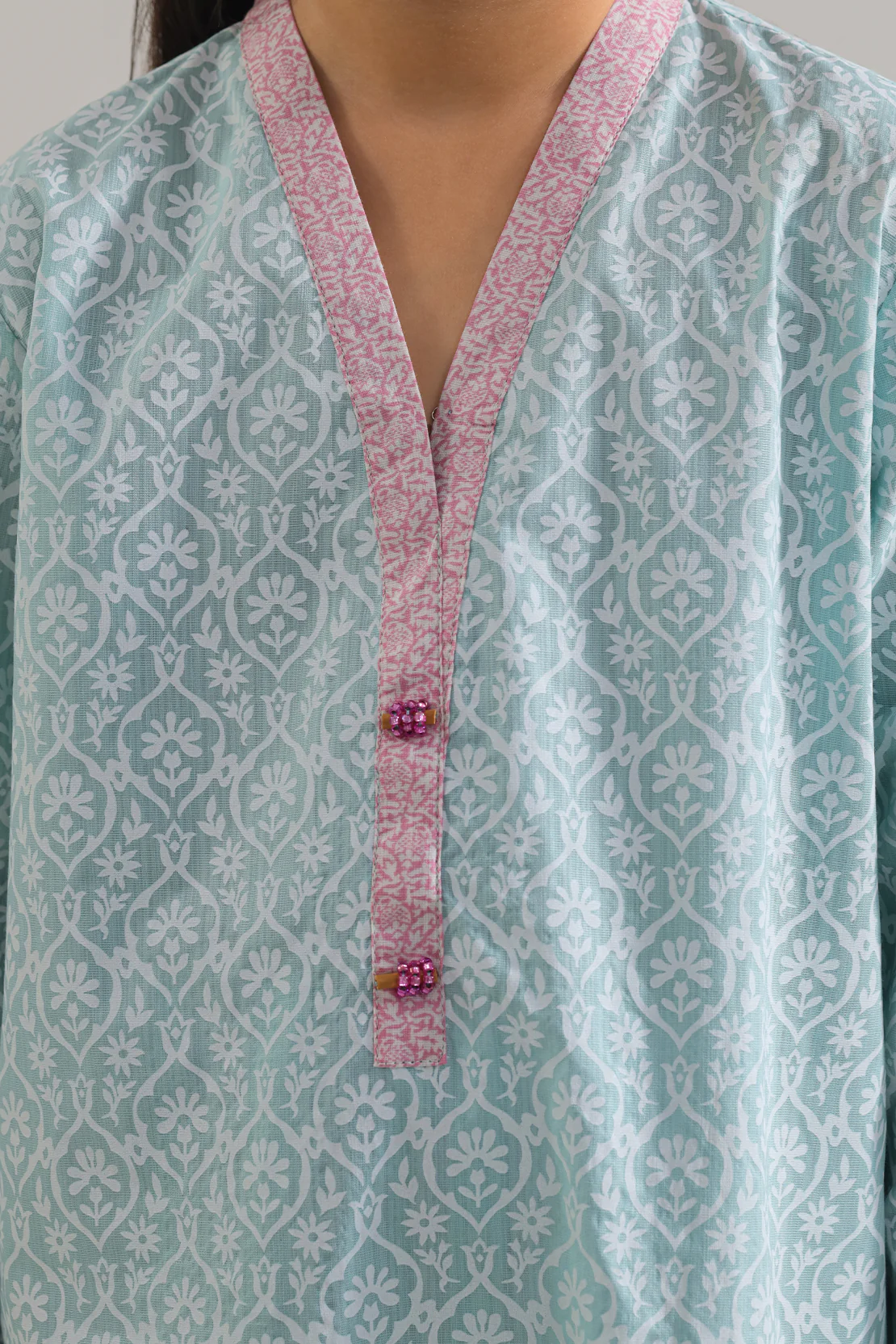 Printed Lawn Stitched 2 Piece (Shirt/Trouser) For Kids - Image 5