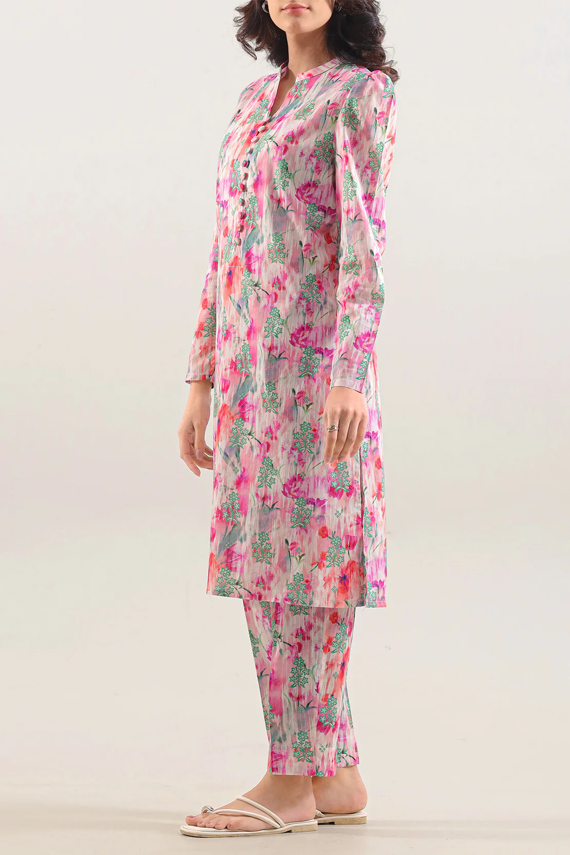 Printed Lawn Stitched 2 Piece (Shirt/Trouser) - Image 3