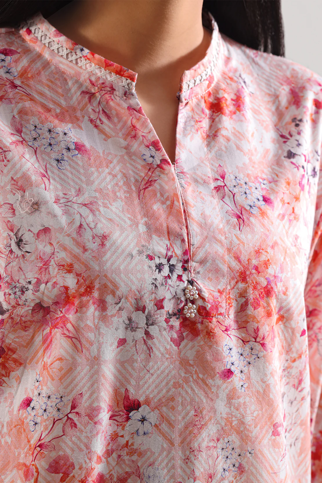 Printed Lawn Stitched 2 Piece (Shirt/Trouser) - Image 5