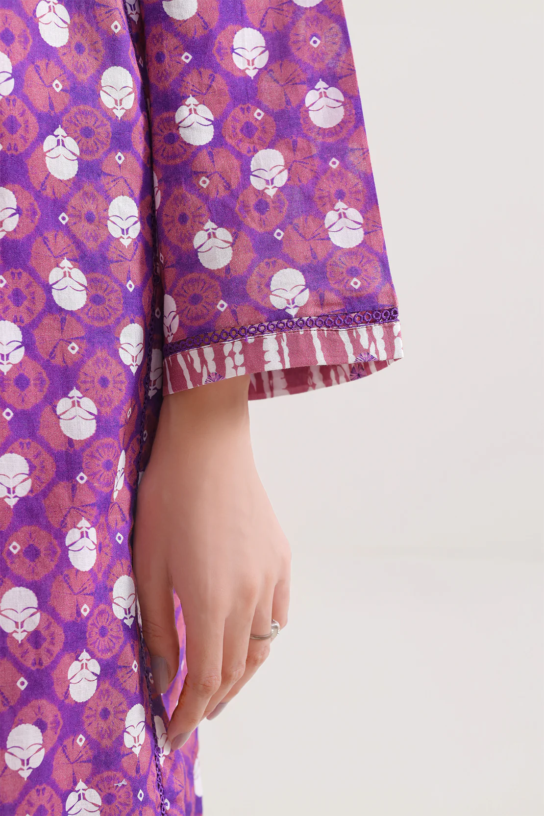 Printed Lawn Stitched 2 Piece (Shirt/Trouser) - Image 4