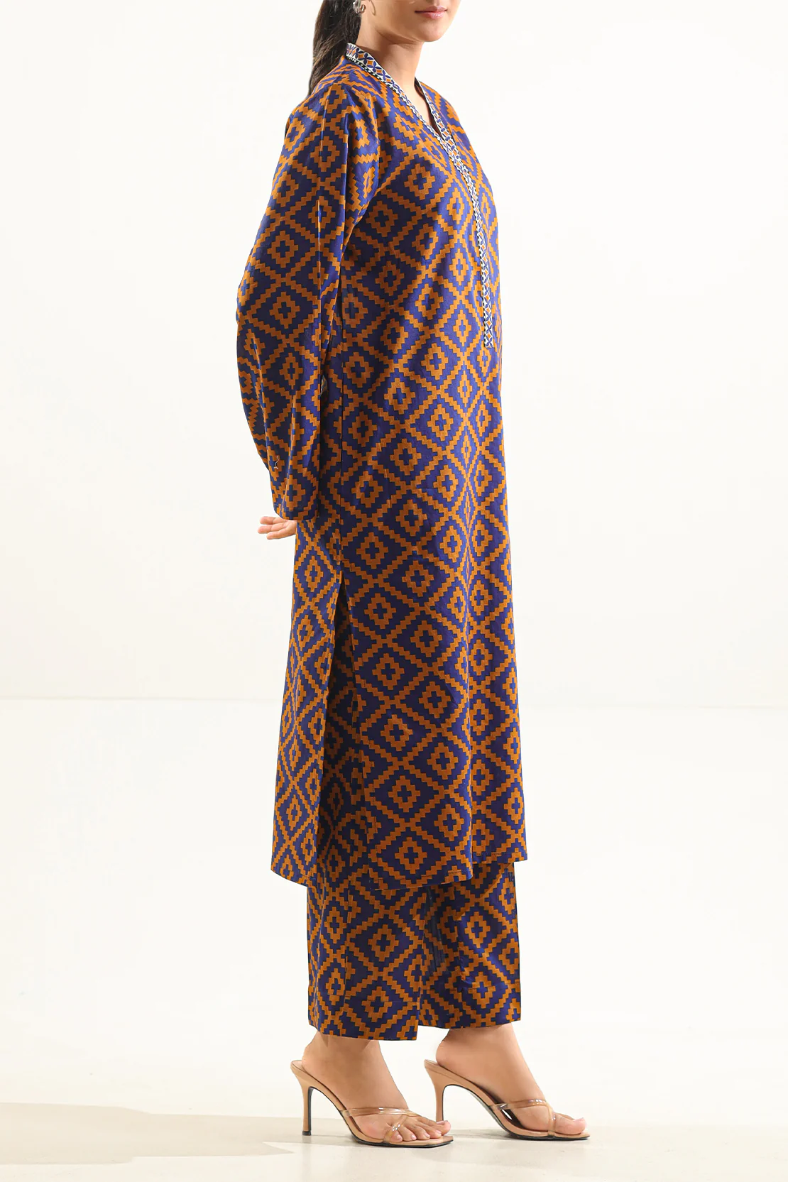 Printed Lawn Stitched 2 Piece (Shirt/Trouser) - Image 3