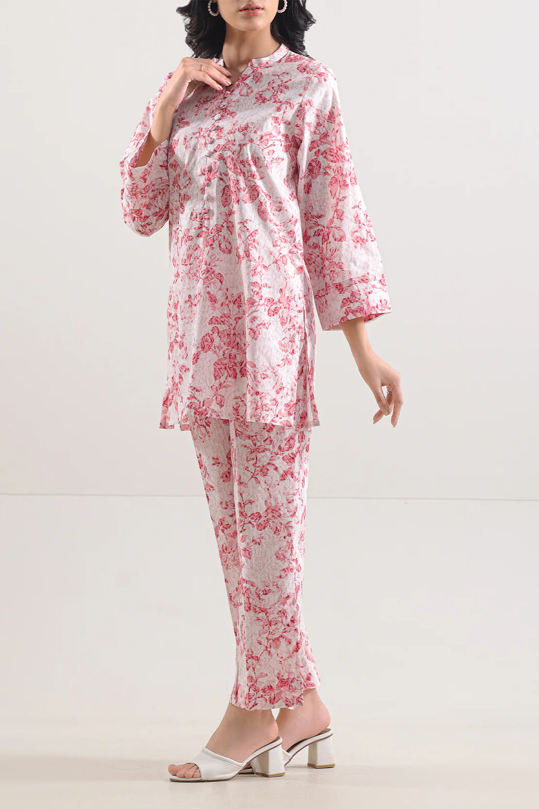 Printed Lawn Stitched 2 Piece (Shirt/Trouser) - Image 2