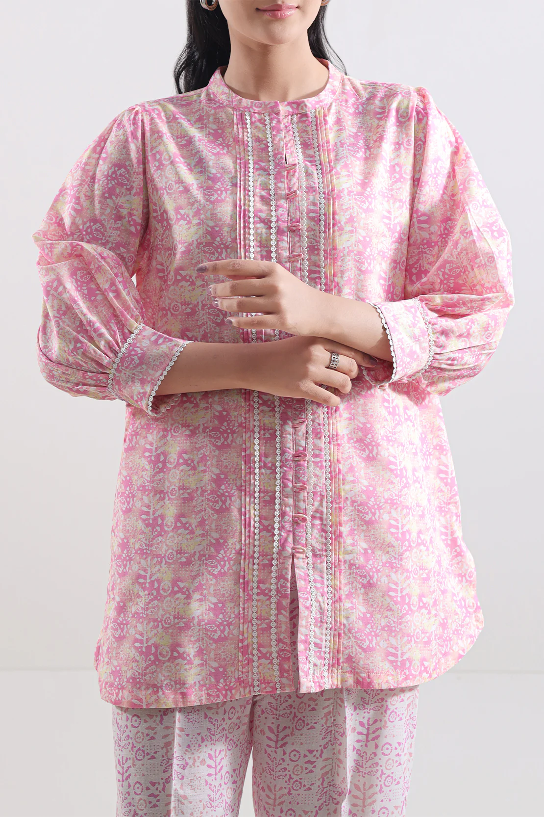 Printed Lawn Stitched 2 Piece (Shirt/Trouser) - Image 4